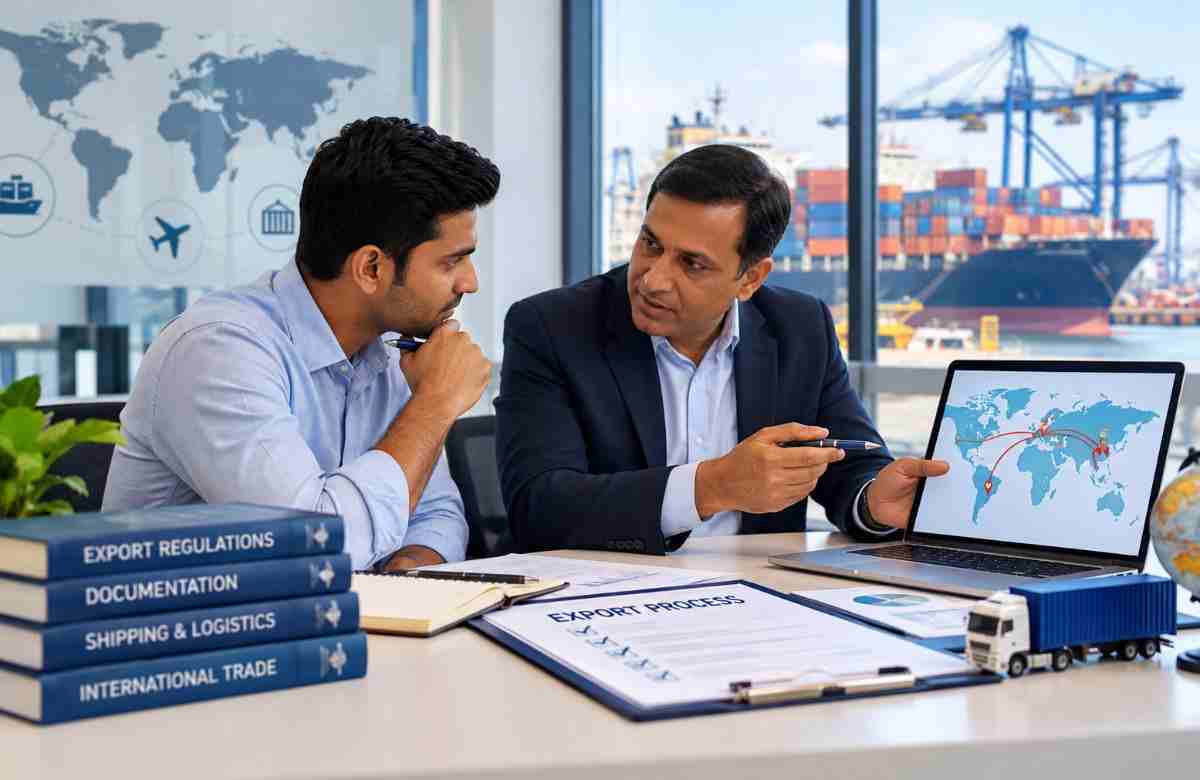 Business team working together
